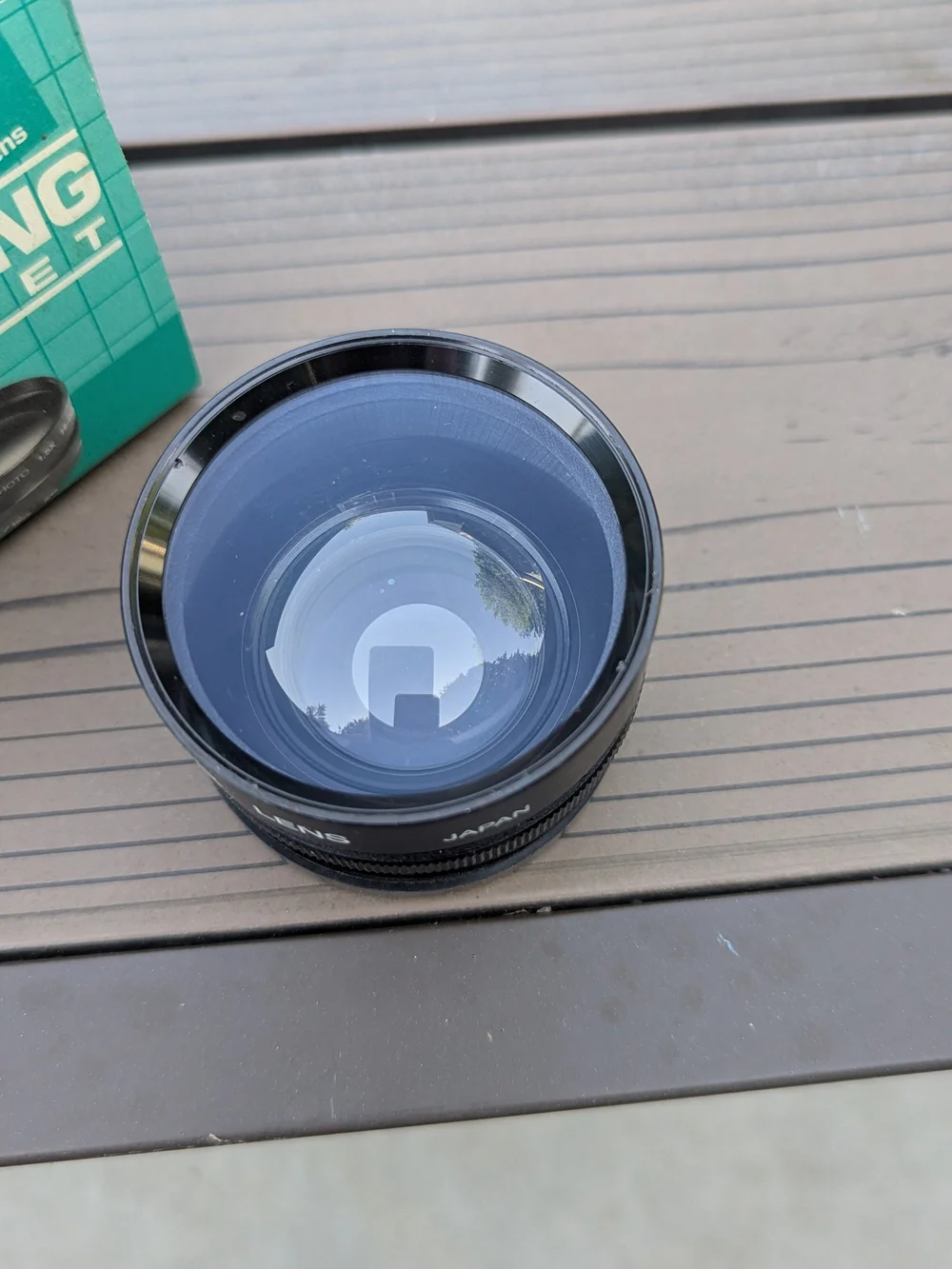 Ambico Val-U-Lens Kit (Model V-3100) featuring a 1.5X telephoto lens and a 0.5X
